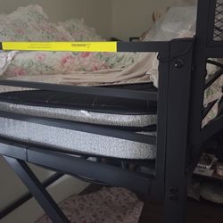 Full Loft bed with walk up stairs
