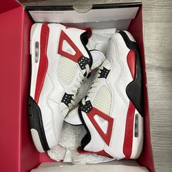 Jordan 4 “Red Cement” Size 10.5 In Men