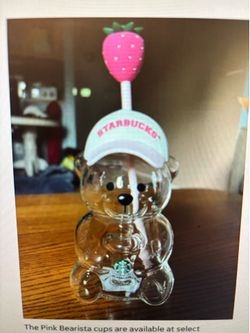 Starbucks Pink Bearista cup