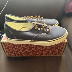 navy j crew vans authentic size 12