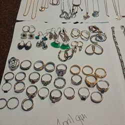 60+ Piece Sterling Silver Lot