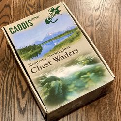 Caddis Men's Green Neoprene Stocking Foot Wader (Size 'LS' Large Stout)