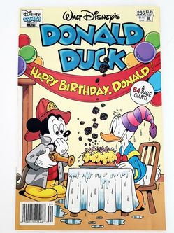 VTG Walt Disneys Donald Duck Happy Birthday Donald #286 Sep 1994 Comic Book.