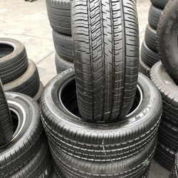SET OF FOUR USED TIRES (GOODYEAR/235/55/18)