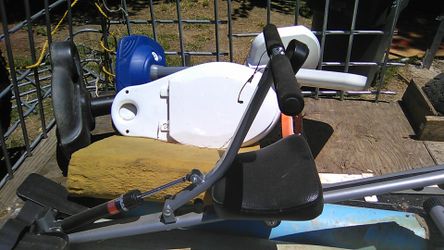 Sliding seat arm Pole abdominal workout like new$35 firm