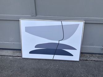 Framed Abstract Canvas Wall Art