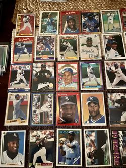 🔥 Bo Jackson Baseball Card Lot  38 Cards (Royals & White Sox) 🔥