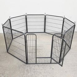 $100 (New in box) Heavy duty 32” tall x 32” wide x 8-panel pet playpen dog crate kennel exercise cage fence 