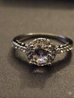 2.68 CT round cut Women's wedding engagement promises ring size 9.0