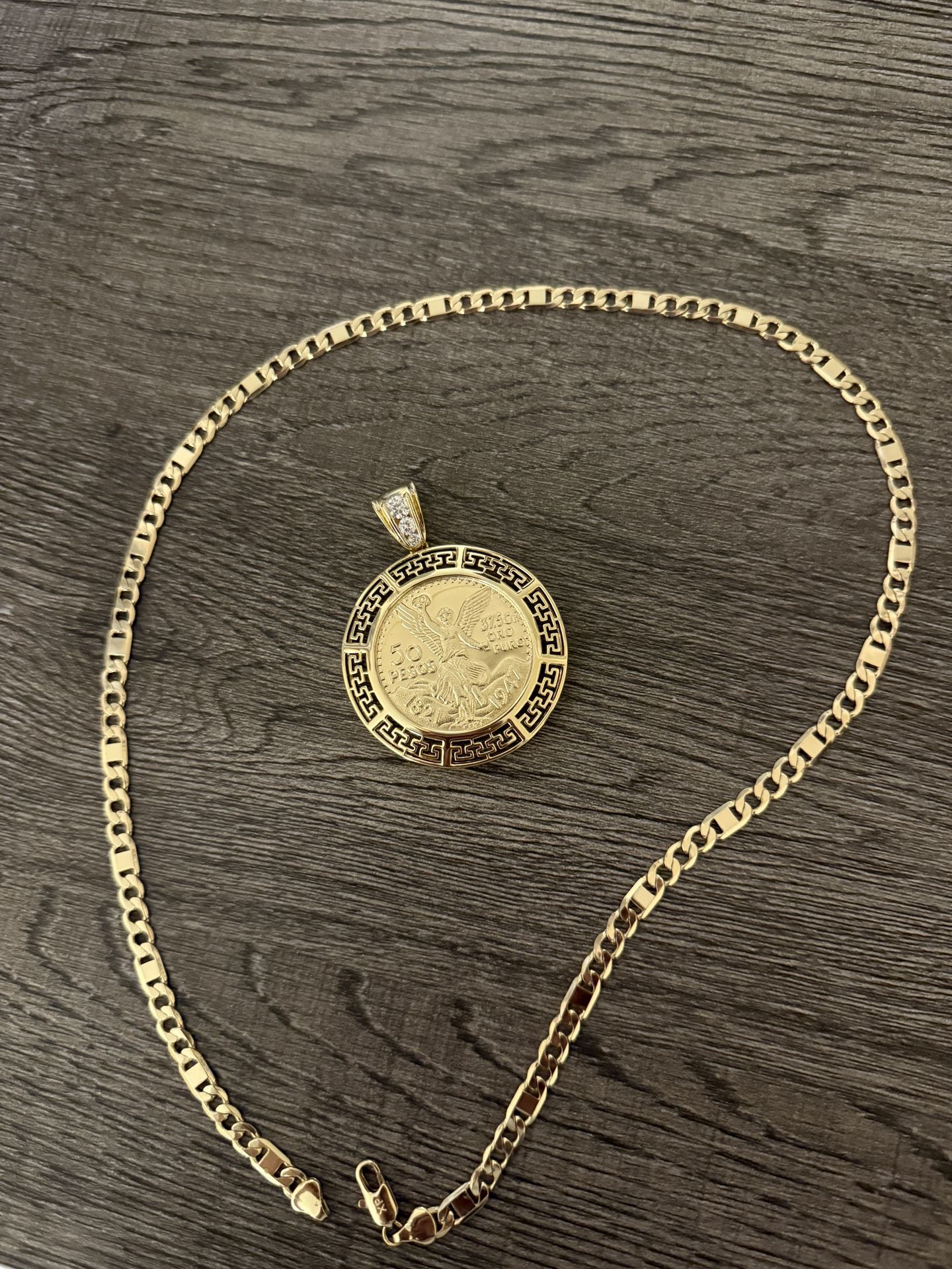 Stainless Steel Yellow Gold Chain