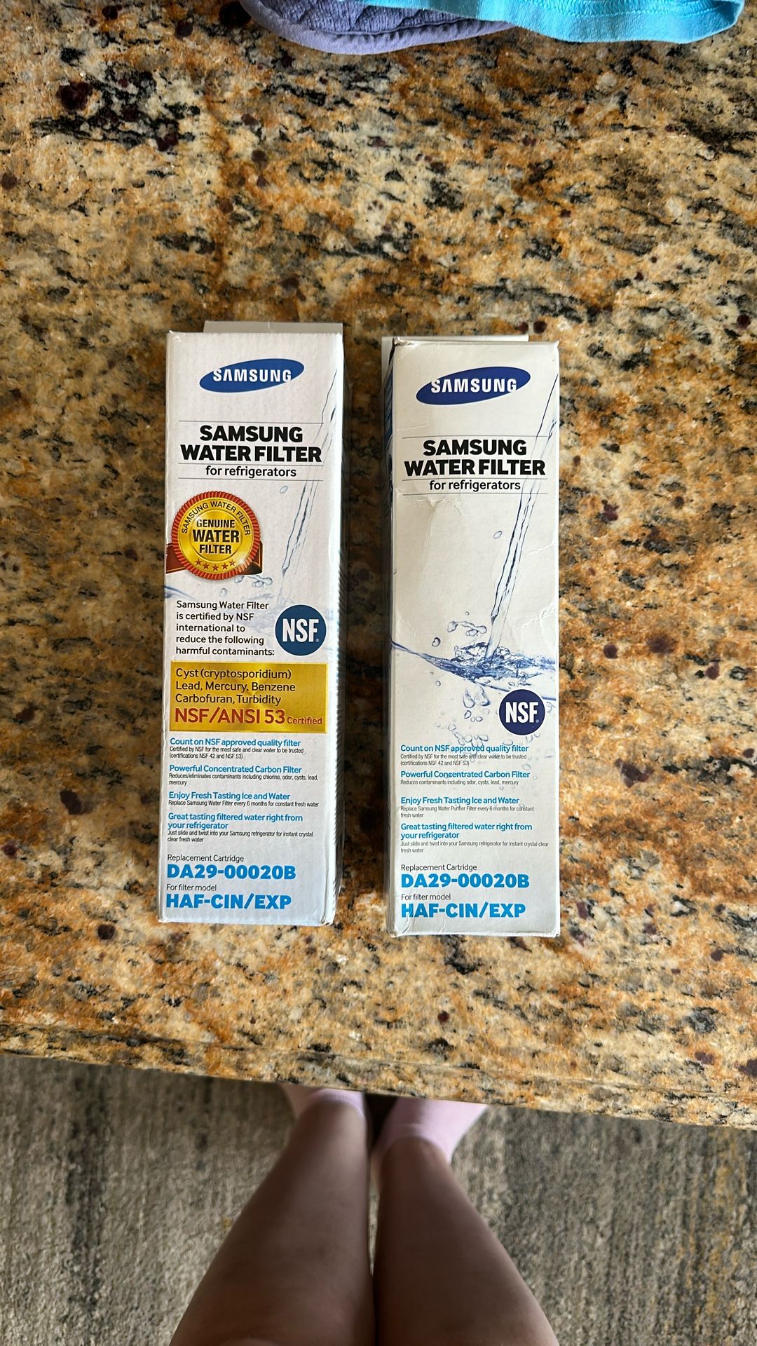 Samsung Refrigerator Water Filter- 2 Pack