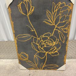 30 x 30 abstract wooden frame picture… $50