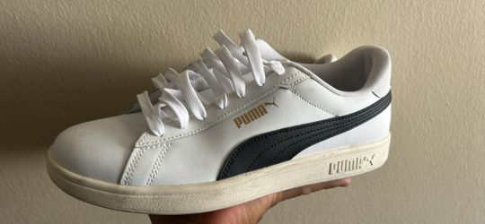Puma White Low-Top Sneakers