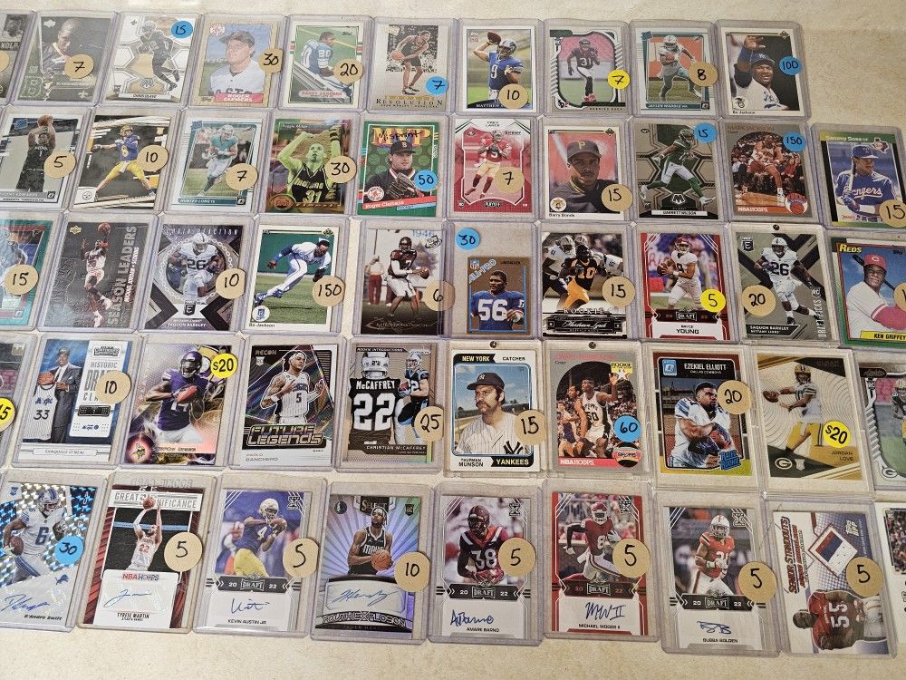 Sports Cards NFL NBA Pokemon Rookies Jersey Autograph