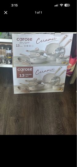Carote Ceramic 13-Piece Cookware Set