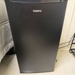 Galanz 3.3 Cu Ft Compact Refrigerator, Black One Door Mini Fridge