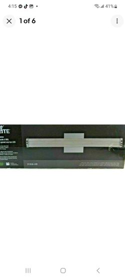 Easy Lite LED Wall Sconce, Chrome Finish 3000k Dimmable 24x5" Warm White
