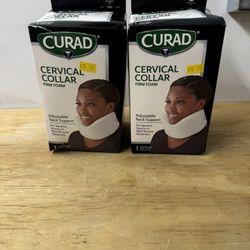 CURAD CERVICAL COLLAR ADJUSTABLE NECK SUPPORTS 