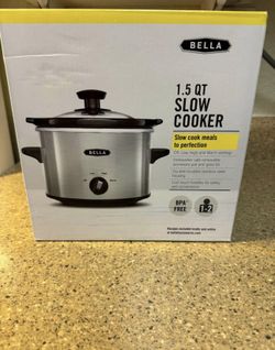 New Bella 1.5 Quart Slow Cooker