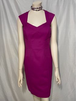 White House Black Market plum dress size 2