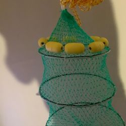 Foldable Floating Fish Basket For Caught Live Fish
