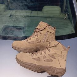 Reebok 6" Stealth Boot with Side Zipper Toe brand new