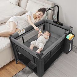 Vomeast baby playard & bassinet