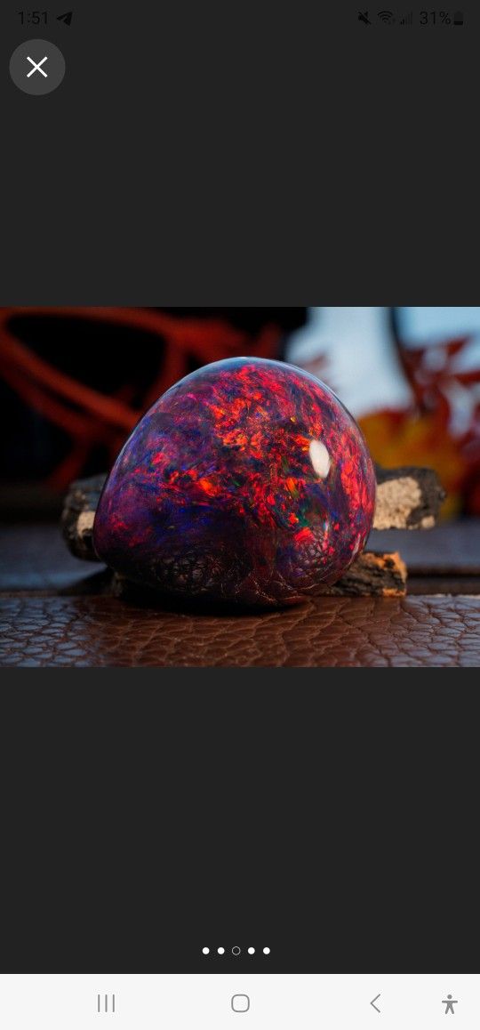Black Opal 60 Carats(12 Grams) From;Alice Australia Beautiful Gem For A Pendant $2000