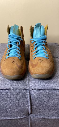 Nike Lebron 10 Ext Qs “ Hazelnut Suede” Sz 9.5
