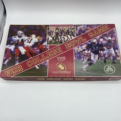 Vintage VCR College Bowl Game