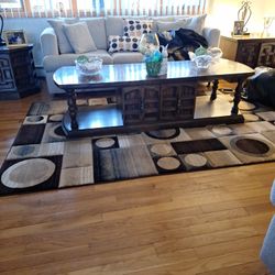 Coffee Table And 2 End Tables