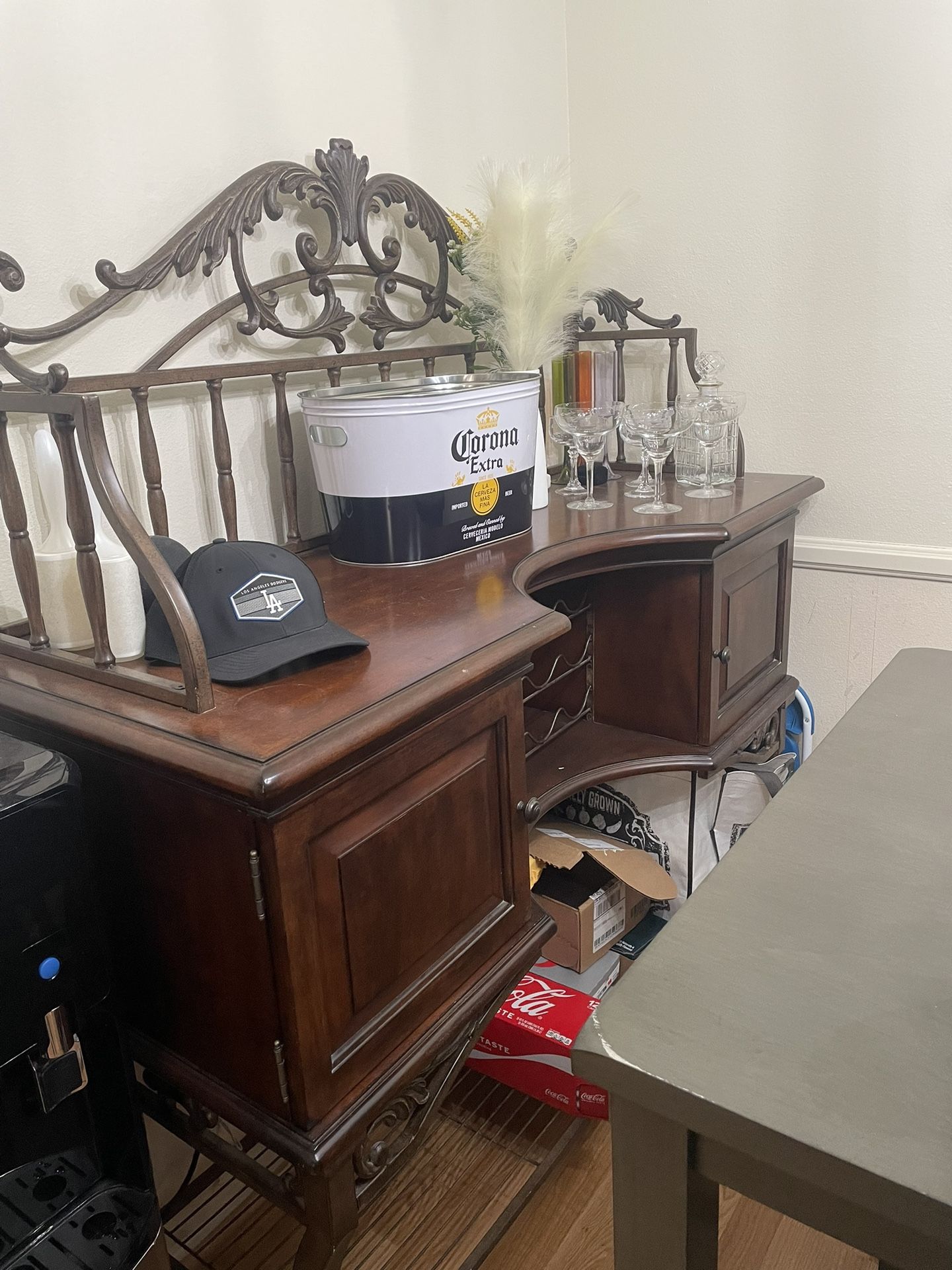 Dinning Table, Wine Rack, Desk, Book Shelf’s
