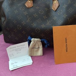 Authentic Louis Vuitton Speedy 35 