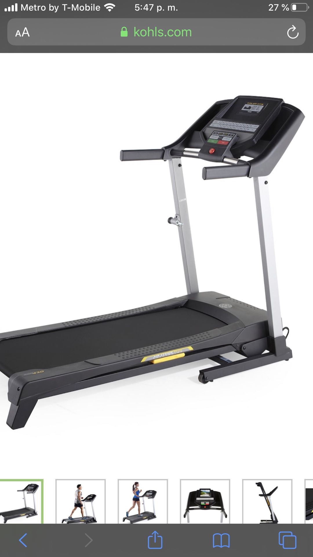 Gold’s Gym 430i Treadmill