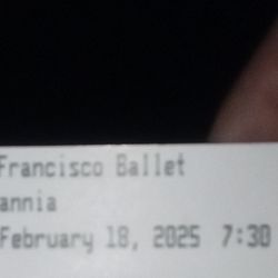 2 Box Seat  Ballet Tickets (Cool Britannia)