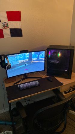 Pc setup DESK NOT INCLUDED