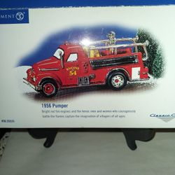 Vtg. Collectible 1956 Red Fire Engine