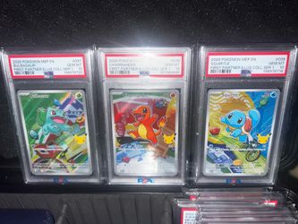 PSA 10 Kanto Set Charmander 38 Squirtle 39 Bulbasaur 37 First Partner