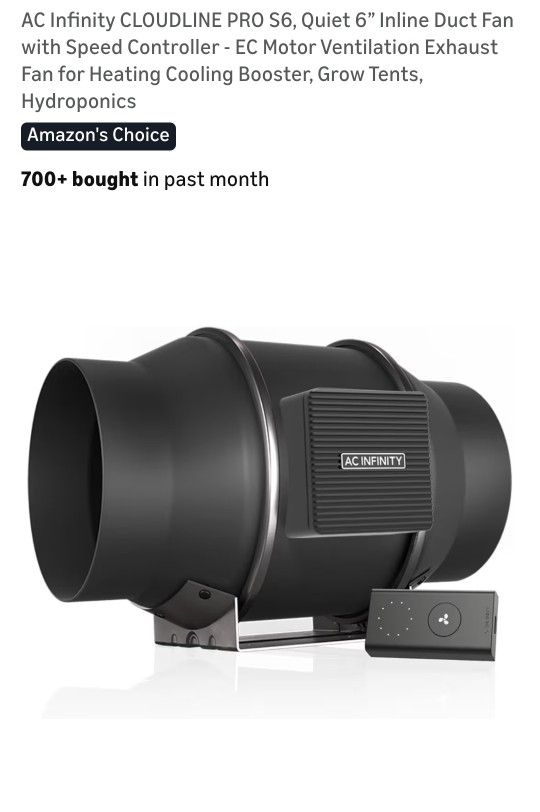 AC Infinity CLOUDLINE PRO S6