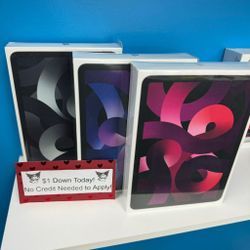 Apple IPad Air 5 Tablet - Pay $1 To Take It Home Today and pay the rest later.