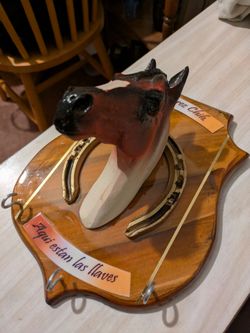Mexican  horse key  Holder made of resin
