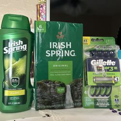 Jabón Y Body Wash Y Rastrillos De Hombre