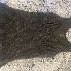 Express Black Lace Tank