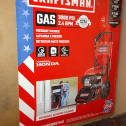 New Craftsman 3000psi Pressure Washer 