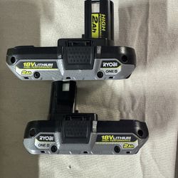 Ryobi 18V 2 AH High Performance Set