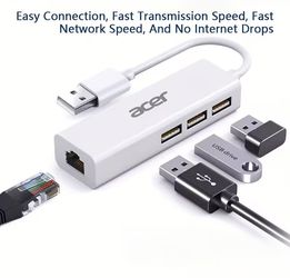 Acer USB Hub Gigabit Ethernet Adapter