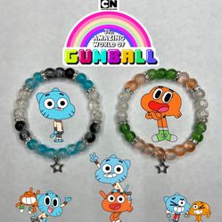 The Amazing World Of Gumball crystal bracelet 