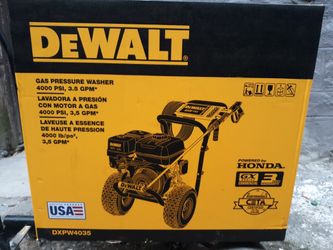 Dewalt 4000 psi pressure washer (NEW)