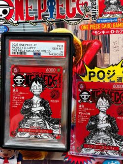 One piece magazine luffy promo