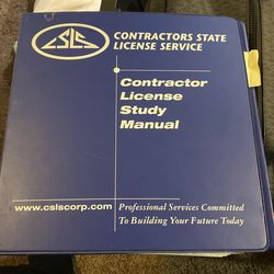 Contractor Study Guide Folder